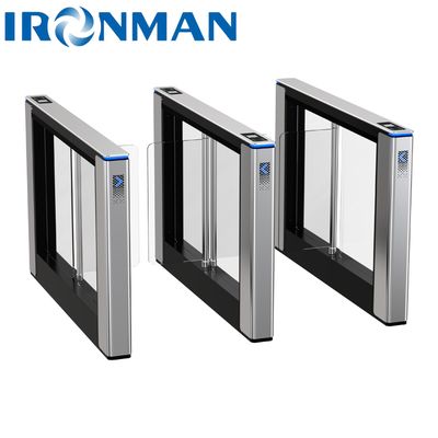 Qualità  Waist High Swing Gate Turnstiles Entrance For Galvanized Steel Sheet Laser Logo For Public Toilets Gyms Fabbrica