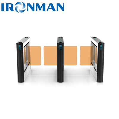 IM.XS02 Aluminum Alloy Swing Barrier Gate Turnstile For Office Building Security Gates