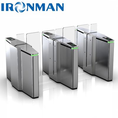 Controllo dell'accesso di sicurezza in acciaio inossidabile Tornitura Porta di barriera scorrevole automatica